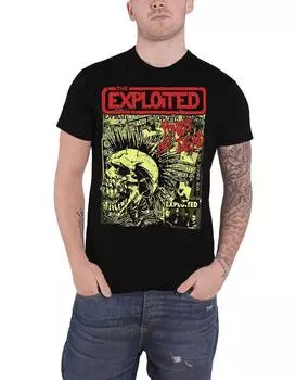 Футболки унисекс с логотипом The Exploited Punks Not Dead Skull Band S
