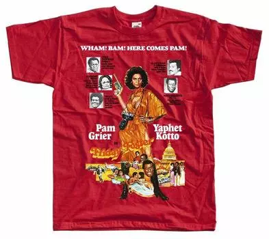 Футболки унисекс с плакатом Friday Foster Pam Grier S