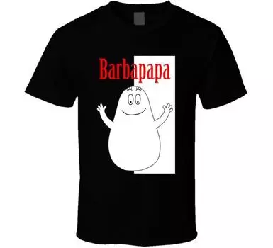 Футболки унисекс с рисунком гангстера Barbapapa S