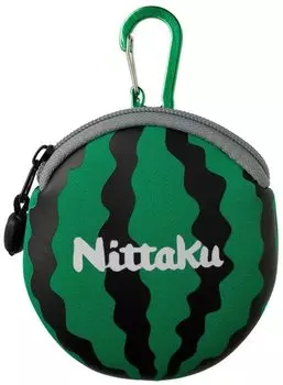 Футляр для 3 мячей для настольного тенниса Nittaku, арбуз, NL9261