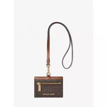 Футляр для карточек MICHAEL KORS JET SET TRAVEL ID CARD MK SIGNATURE 35H3GTVD3B200 КОРИЧНЕВЫЙ F