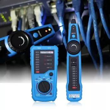 FWT11 Тестер сетевого кабеля локальной сети RJ45 RJ11 Устройство отслеживания проводов Tracer Line Finder