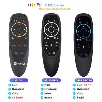 G10S Series Smart Voice Remote Control 2.4G Wireless Air Mouse Gyroscope IR Learning для Android TV Box PC G10S