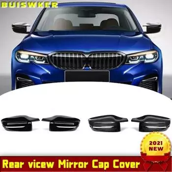 G30 G38 Яркие черные боковые крышки зеркала заднего вида для BMW 2 3 4 5 7 серии G20 G21 G28 G22 G11 G12 G42 M4 стиль LHD RHD LHD-Bright black