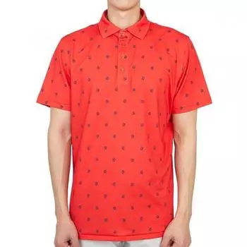 G For Mini GS Tech G4mf22k105 Poppy Men S Golf ShorT Sleeve T ShirT Slim fiT M