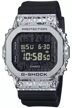 G-Shock [Casio] Watch []web Limited Metal Covered Grunge Camouflage Series GM-5600GC-1JF Men s Black