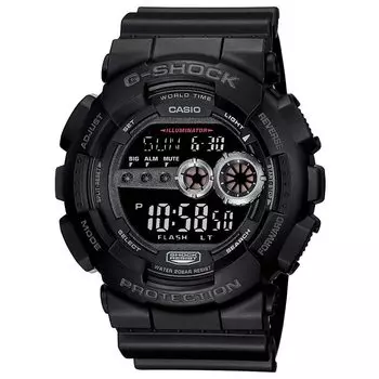 [G-Shock] Часы G-SHOCK Casio с высокой яркостью LED GD100-1B, реимпортированный продукт [Товар]
