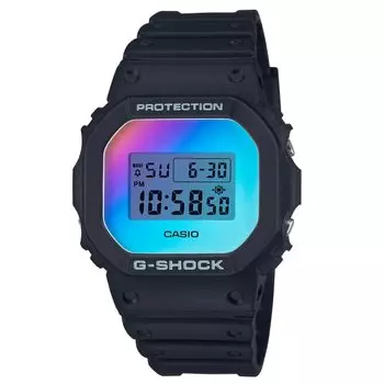 G-SHOCK G-Shock ORIGIN Limited Model Iridescent Color Casio CASIO Digital Watch Black Rainbow DW-5600SR-1 Reimported Overseas Model [Item]