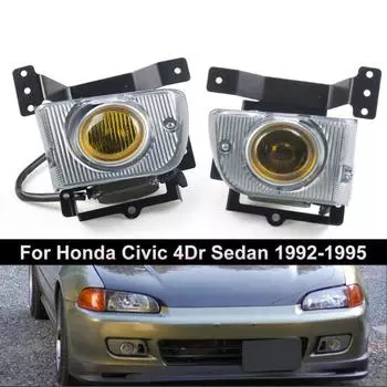 Галогенные противотуманные фары, бамперная лампа для Honda Civic 1992-1995 4D Sedan с переключателем