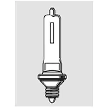 Галогеновая лампочка Panasonic mini 250 Вт E11 изолятор 24 мм JD110V250WPE2 110 В, тип, цоколь, диаметр