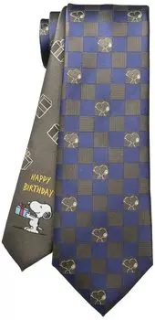 Галстук Snoopy PND48167 Коричневый SNOOPY Деловой Бренд Галстук Подарок [Peanuts]