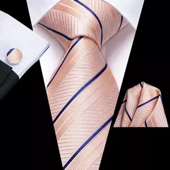 Галстуки Hi-Tie для мужчин, наборы шелковых галстуков, нагрудные квадратные запонки, свадебные, деловые, вечерние, мужские наборы галстуков 3424