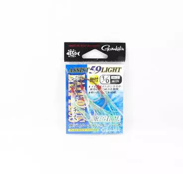 Gamakatsu 68170 Assist 59 Light Bait Plus Assist Крючки Размер 1/0 (1607 г.)