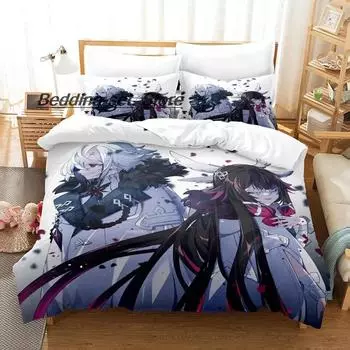 Game Genshin Impact Columbina Постельное белье Single Twin Full Queen King Size Кровать Комплект для детской спальни Пододеяльник Kawaii Кровать 70x133cm 2pcs