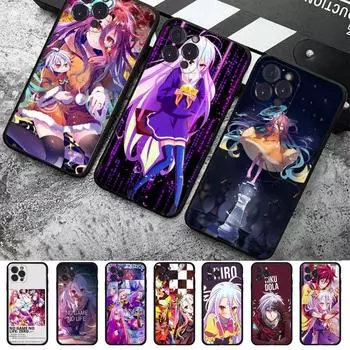 Чехол для телефона Game NO life Anime для iPhone 6 7 8 Plus 11 12 13 14 Pro SE 2020 MAX Mini X XS XR Back Funda Cover 7 plus or 8 plus