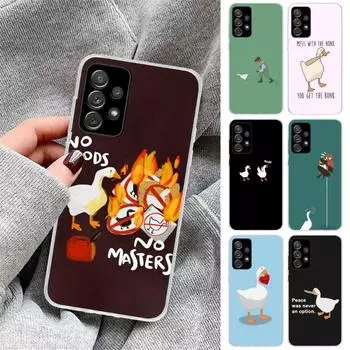 Чехол для телефона Game Untitled Goose для Samsung Galaxy S10 S21 S22 Plus Ultra A91 A51 A21S A12 Прозрачный чехол для телефона Galaxy S30