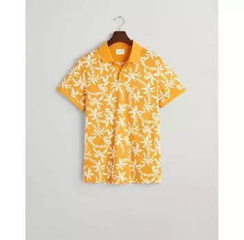 Gant Palm Lei Print поло с короткими рукавами S
