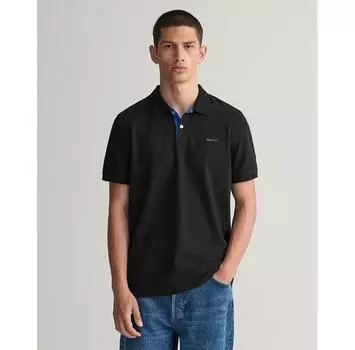 Gant Reg Contrast Rugger поло с короткими рукавами M