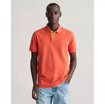 Gant Reg Contrast Rugger поло с короткими рукавами M