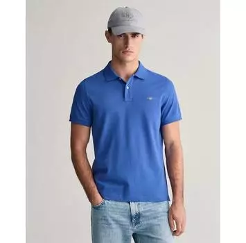 Gant Reg Shield поло с короткими рукавами L