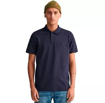 Gant Reg Tonal Shield Rugger поло с короткими рукавами S