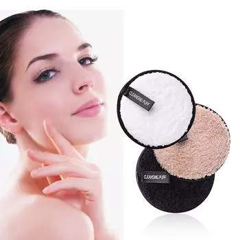 Gaodear Microfiber Makeup Remover Sponge Face Cleansing Towel Pad Reusable Soft Wet Sponge Face Puff Cloth Wipe Beauty Tools