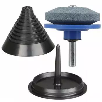 Garden Blade Balancer Tools Balancer & Sharpener For Lawn Mower Mower Blade Practical to use Safe Useful 50*55mm CHINA