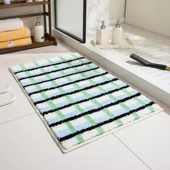 Garden Ins Wind Bathroom Bathroom Carpet Home Small Fresh Mori Absorbent Foot Mat Toilet Non-Slip Mat 40x60cm