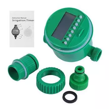 Garden Water Control Device Automatic Irrigation Timer Intelligence Valve Controller зелёный