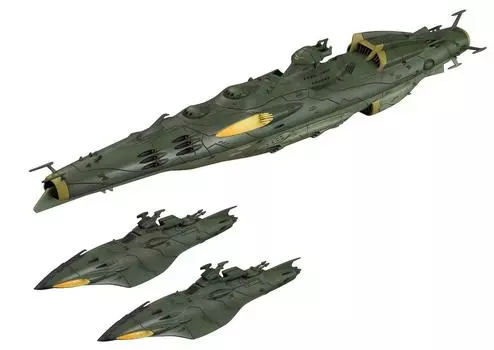 Garmillas Ship Set 2 Линкор Ямато 1/1000 (Космос 2199)