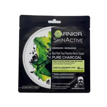 Garnier SkinActive Black Mask Tissu Pure Charcoal 1 шт.