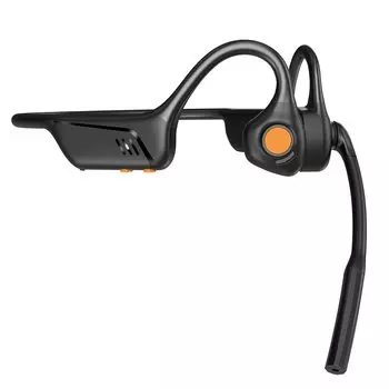 Гарнитура Bluetooth eppfun Air Conduction с эволюцией костной проводимости CVC Call Noise APTX для конференц-микрофона, наушников, 8.0 Canceling,