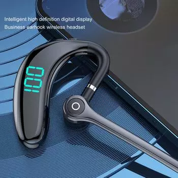 Гарнитура Bluetooth с шумоподавлением Hands Free со встроенным микрофоном Беспроводная гарнитура Bluetooth 5.3 для вождения Бизнес Спорт