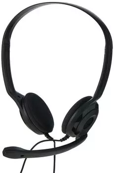 Гарнитура Sennheiser PC5 Chat Internet Gaming Headset с шумоподавлением и микрофоном для повседневных игр, легкая, комфортная, минималистичная, черная - Communication,