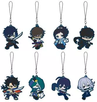 Gashapon Touken Ranbu -ONELINE- Capsule Rubber Mascot Часть 3 Все 8 типов набор