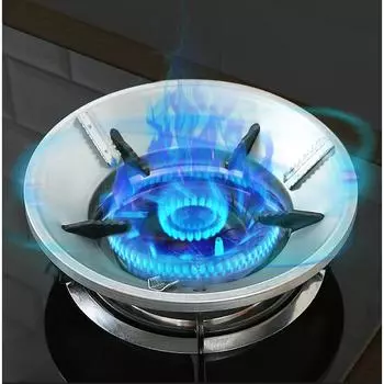 Газовая плита Энергосберегающий Газовый Ветрозащитный экран Общий Утолщенный Энергосберегающий Чехол Ветрозащитное кольцо Нескользящий кронштейн