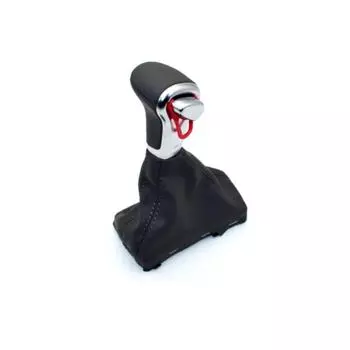 Gear Shift Knob Car Leather Chrome GEAR Shift Knob Shift Knobs FOR AUDIA38PA4B8A5A6C6Q5 Gear Shift Knob