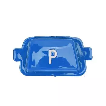 Gear Shift P Button Sporty Gear Shift Knob Lever Parking P Button Replacement for 1 2 3 4 5 6 7 синий