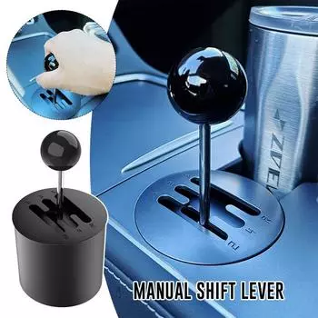 Gear Shift Rocker Decompression Toy For Tesla Model 3/Y Manual Shift Lever Decoration Creative Car Interior Modified Accessories чёрный