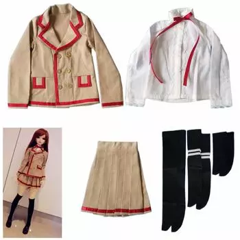 GeekDwarf of Doll Одежда Костюм Студенческая Фигурка Матросская Форма JK Школьная Форма с носками [Набор 6] 1/3 (Набор 6)