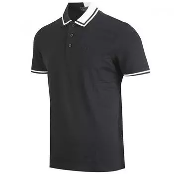Geepore Men S Двухцветная помада для губ Tech Pique Polo G4MF23K303ONYX/S