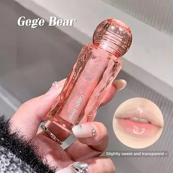 GEGE BEAR Увлажняющий блеск для губ Осветляющая, сияющая и увеличивающая объем формула для сияющего цвета и увлажнения губ