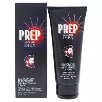 Гель для бритья Prep Shave Transparent с пантенолом и алоэ - 100 мл Гель для бритья Prep Shave Transparent с пантенолом и алоэ, 1 упаковка, 100 мл