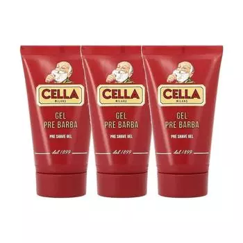 Гель для бритья Sella Milano Free, 3 упаковки по 75 мл