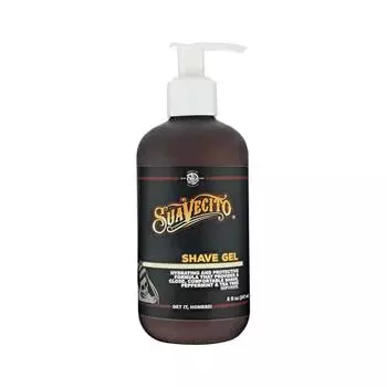Гель для бритья Suavecito, флакон-дозатор 226,8 г, увлажняющая и защитная формула, уход за кожей для мужчин
