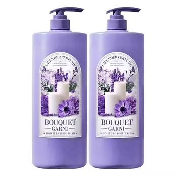 Гель для душа Bouquet Garni Moisture с ароматом лаванды, 1,5 л, 2 шт.