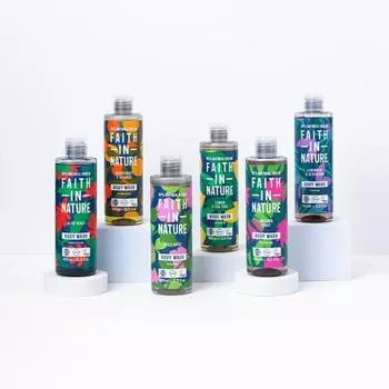 Гель для душа Face in Nature 400 мл 6 видов, выберите 1 Grapefruit & Orange