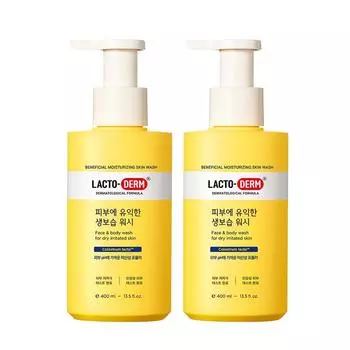 Гель для душа Lactoderm 400 мл х 2 шт.