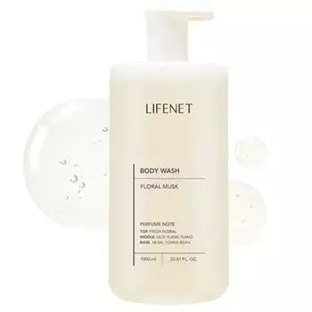 Гель для душа Lifenet Floral Musk, 1 л, 1 шт.