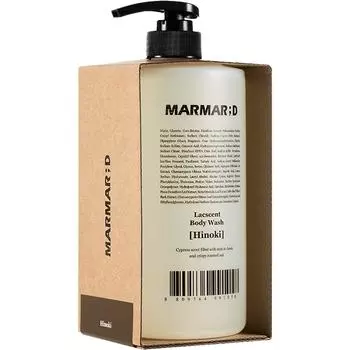 Гель для душа Marmardi Laccent с ароматом хиноки, 1 л, 1 шт.